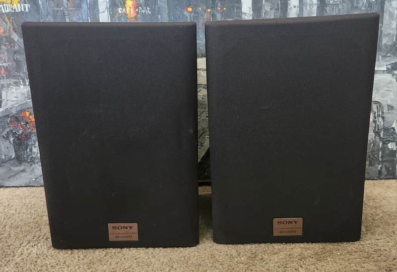 Sony Sony SS-U3033 Bookshelf Speakers 90s | Reverb