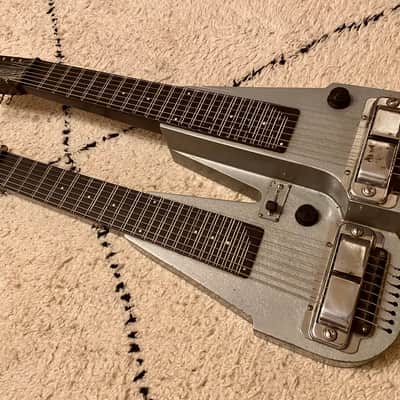 Historic 1946 Rickenbacker D-16 double neck 8-string steel guitar - Leon McAuliffe private estate image 5