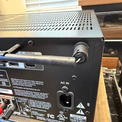 Denon AVR-X2200W 7.2 Ch 4K Ultra HD BT Atmos Receiver Remote Mic Antennas Box; Tested image 20