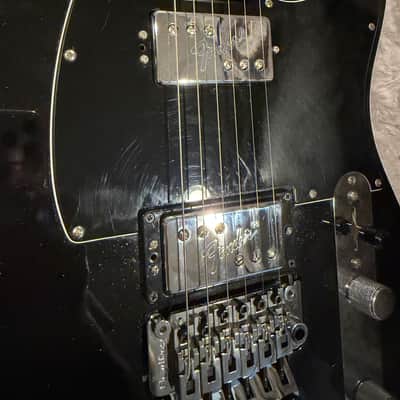 Fender American Ultra Luxe Telecaster Floyd Rose HH 2021 - 2024 - Mystic Black image 3