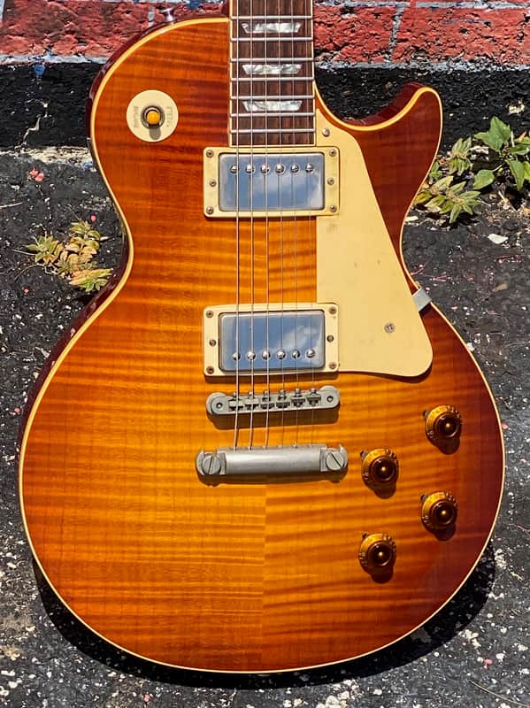 Gibson Les Paul Std. '59 Reissue 1985 - early issue w/an Ink'd on serial # in a stunning Honey'burst ! image 1