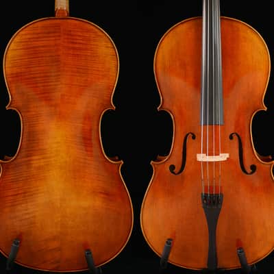 Outstanding Sounding 7/8 Cello Stradivari Cello 200-y old Spruce No. W015 image 2