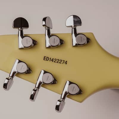 ESP Edwards E-FV-120D Vintage White 2014 MIJ Flying V – Seymour Duncan SH-1 / SH-4 image 9