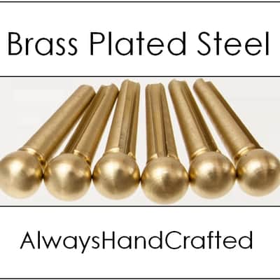 AxeMasters PURE BRASS Slotted Nut, Saddle and Pin Set for TAKAMINE 6 String Acoustic Guitar image 4