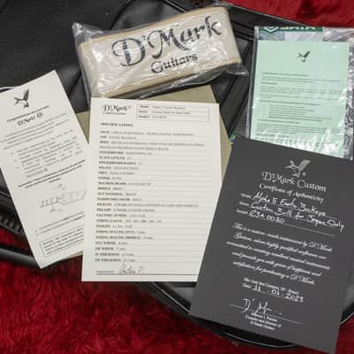 【new】D'Mark Guitars / Alpha 5 Buckeye MASTER SERIES #23A0010 4.040kg【GIB Hyogo】【price included SHIPPING & IMPORT TAX & VAT】 image 15