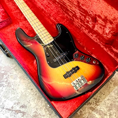 Fender Jazz Bass 1977 - Sunburst original vintage USA image 2
