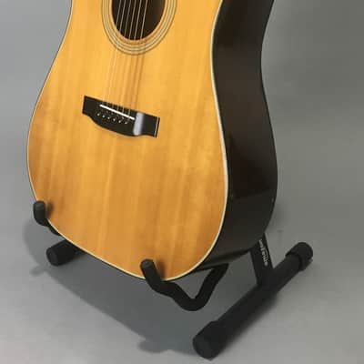 Vintage Lefty Sigma by Martin Est. 1970 DM 1980s Left D18 Styled Dreadnought Guitar Stand image 17