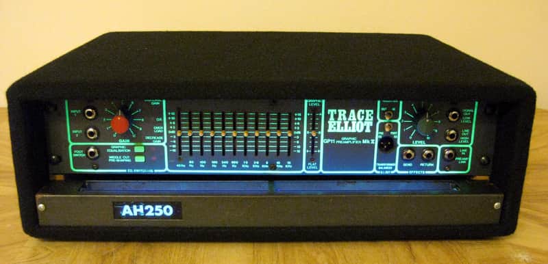 Trace Elliot GP11 Preamp AH250 Bass Guitar Amplifier & FootSwitch
