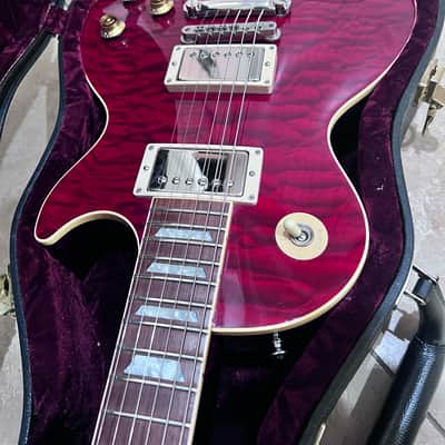 Gibson Les Paul 2002 - Cranberry Red Quilt Top image 17
