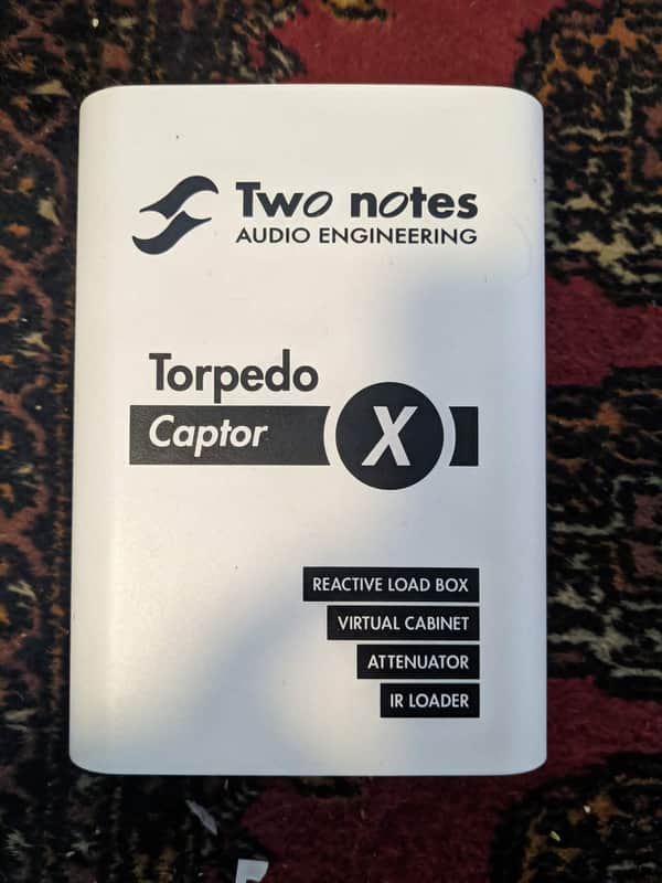Two Notes Torpedo Captor X 8ohm Stereo Reactive Load Box / Attenuator 2020 - White image 1