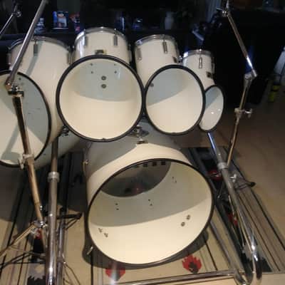 Vintage 1972 North Drum 6pc Drum Kit 6/8/10/12/14/22 XLNT CONDITION w/ North Boom Stands, Rack image 2