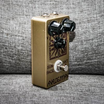 Analogman Sun Face Red Dot NKT Germanium Fuzz w/ Sun Dial Knob 2020 (w/Box) image 2