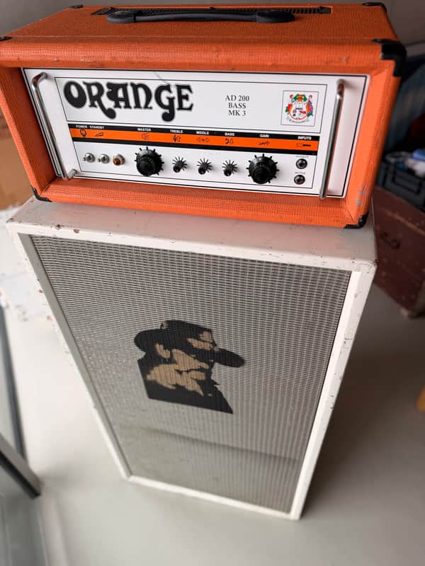 Complete bass rig: Orange AD200 Bass MK3 (all-valve) + custom 4×10 / 1×15 cabinet image 1