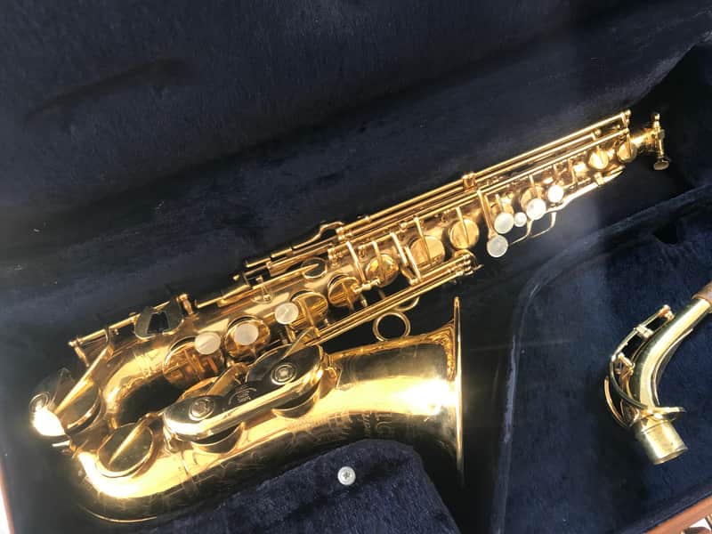 H-Couf (Keilwerth) Superba I (SX90R) Gold Plated Eb Alto Saxophone - Gold-Plate image 1