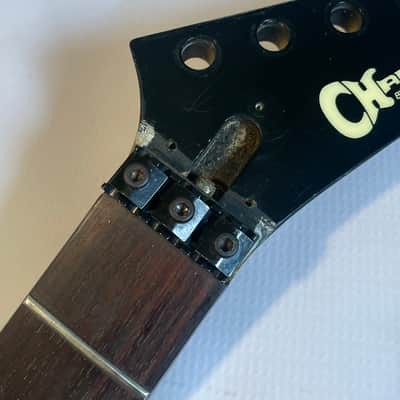 1986 Japan Charvel Jackson Import Model 2 TM Logo Guitar Neck 22 Fret Dot Inlays Modified Floyd Ready image 3