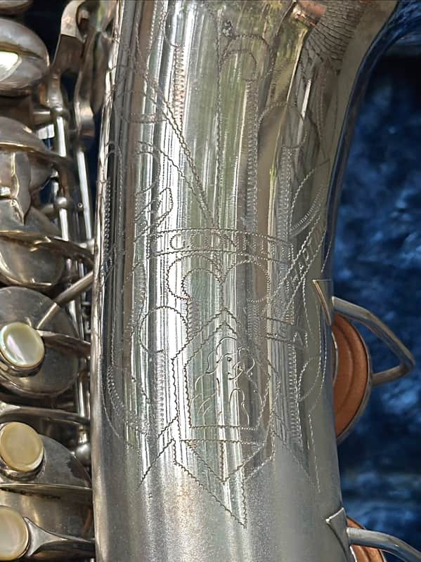 RARE silver plated Conn 6M VIII Naked Lady professional alto saxophone RTH image 1