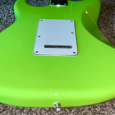 2019 Fender FSR Player Series Stratocaster  Electron Green, Limited  Edition electric guitar image 5
