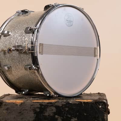 1960s Ludwig 10x14 Silver Sparkle Super Classic Parade Drum image 11