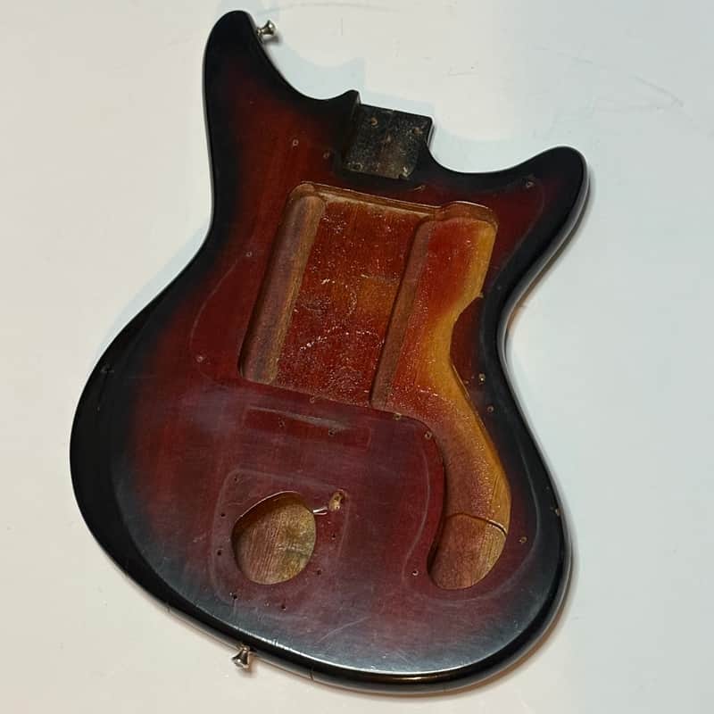 Sorrento Kingston Vintage 60s Red Sunburst Solid Body - Nitrocellulose image 1