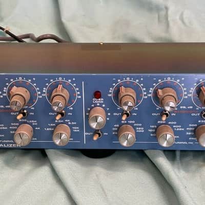 Vintage Orban Blueface 622B 2 Channel 4 Band Parametric Eq-From Copa Room Sands Hotel image 3