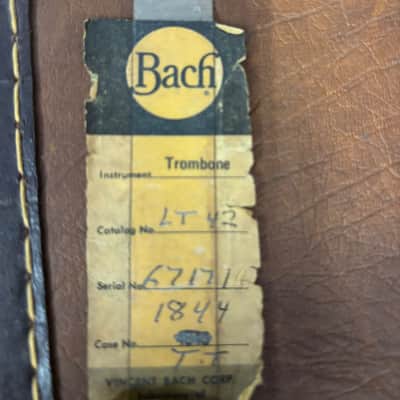 Bach LT42 Tenor Trombone (SN: 67171) image 3