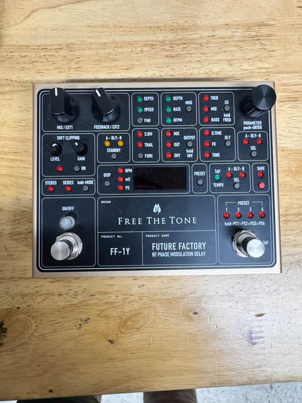 Free The Tone FF-1Y Future Factory RF Phase Modulation Delay | Reverb