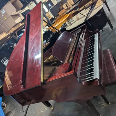 Wurlitzer Baby Grand Piano SN 72602 - Polish Cherry Mahogany image 4