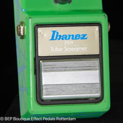 Ibanez TS-9 Tube Screamer 1982 Japan s/n 179100 Black Label with Texas Instruments RC4558P op amp, The Edge U2 image 3
