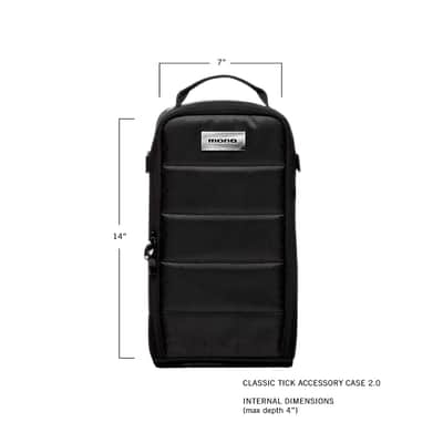M80 Classic Tick Accessory Case 2.0 Black Mono image 3