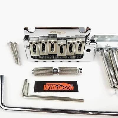 Wilkinson Guitar 2 Point Strat Style Bridge Tremolo System image 2