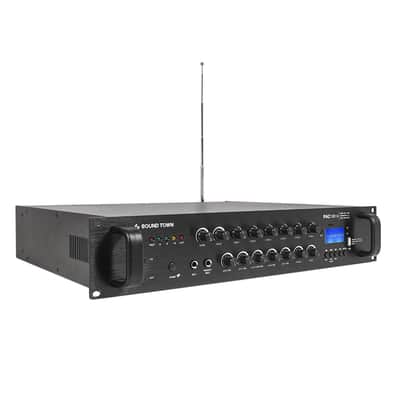 PAC180-6 | 180W 6-Zone 70V/100V Commercial Power Amplifier with Bluetooth, Aluminum, for Restaurants, Lounges, Bars, Pubs, Schools and Warehouses image 2