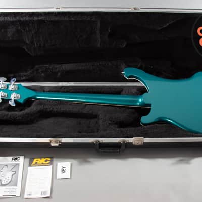 2004 Rickenbacker 4003 Turquoise Rare Color OHSC Paperwork All Original image 6