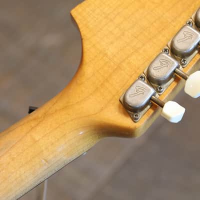 1966 Fender Mustang Electric Guitar Daphne Blue + OHSC image 18