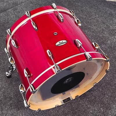 Used Pearl Professional Maple 5pc Drum Set Sequoia Red - Very Good image 9
