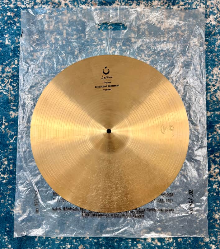 Don’t pay £299!! BEAUTIFUL GOLDEN 18" Istanbul MEHMET NOSTALGIA Crash 1333g image 1