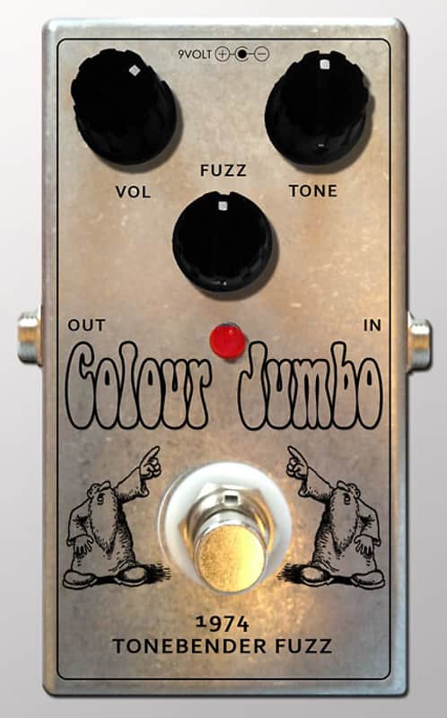 Big Knob Pedals - Color Jumbo - 1974 Tonebender Fuzz image 1