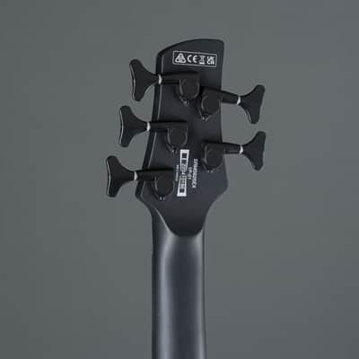 Ibanez Iron Label SRMS625EX-BKF Black Flat - 5-String Electric Bass image 5