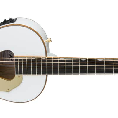 Gretsch G5021WPE Rancher Penguin Parlor Acoustic/Electric, Fishman Pickup System - White image 3