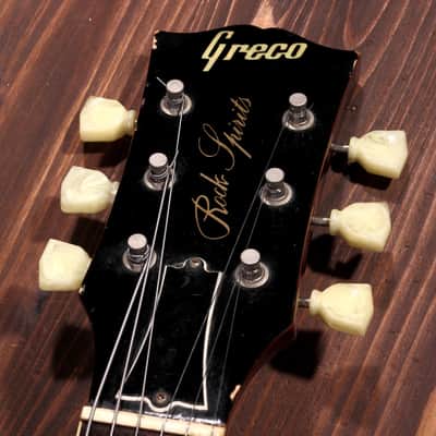 1985 Greco Les Paul Rock Spirits Standard - Honey Burst - Stunning Flame Top image 14