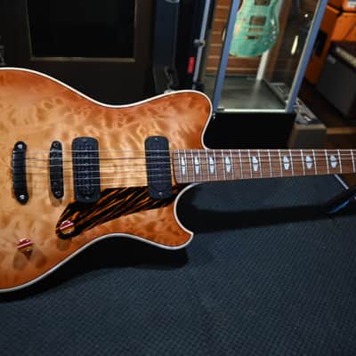 Powers Electric A-Type Select Quilt Maple FF42 Hard Tail - Pale Ale #B293 image 2