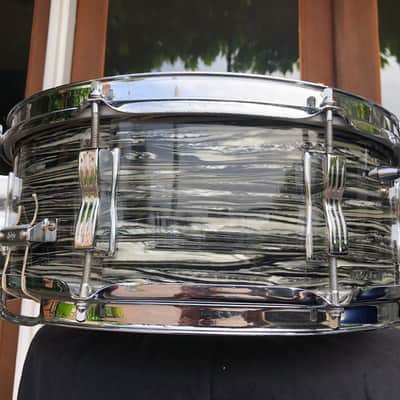 Ludwig 1963 "Ringo-Beatle Spec" Black Oyster Jazz Festival, 5, 5/16" x 14", Holy Grail! Clean! image 9