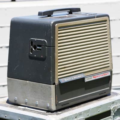 Austen Hooks Projector Amp, Rare- Vintage Filmosound 6V6 Tube Amplifier & Anvil Case, Blake Mills! image 2