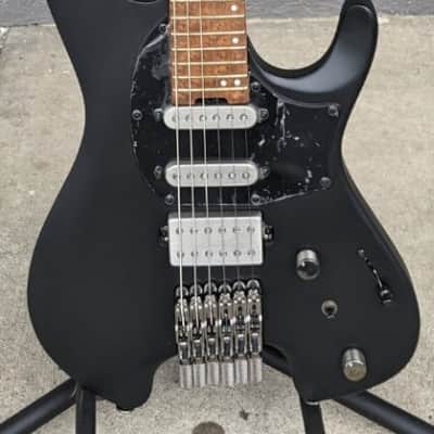 Mint Ibanez Q54BKF Quest Series Solid Body 6 String Electric Guitar - Flat Black image 1