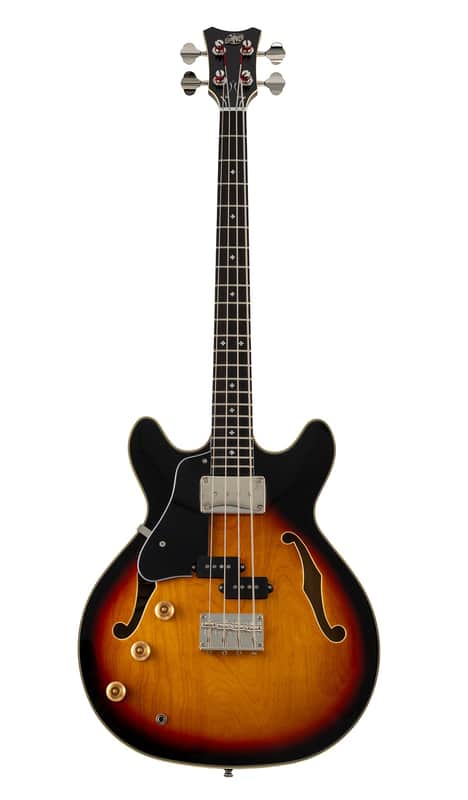 VKB-4 Electric Bass - Left-Handed-Sunburst image 1
