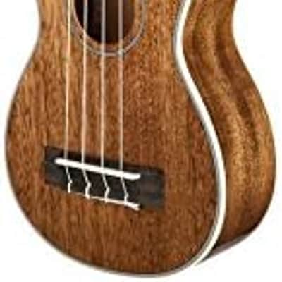 Kala KA-SLNG Mahogany Long Neck Soprano Ukulele w/ Gig Bag image 4