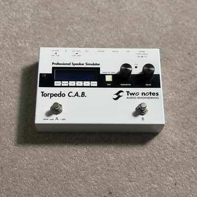 Two Notes Torpedo C.A.B. Speaker Simulator Pedal 2010s - White/Black image 1