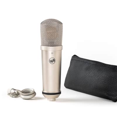 Warm Audio WA-87 “jr” Large Diaphragm Condenser Microphone Studio Essentials - Nickel image 1