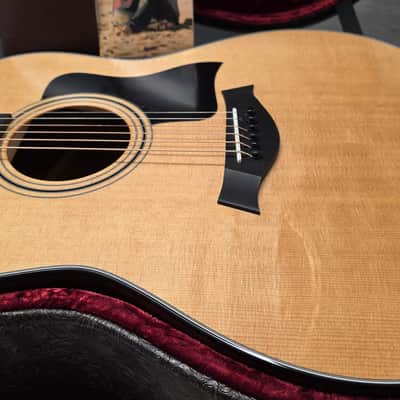Taylor 317e Grand Pacific USA BRAND NEW! V-Class American Dreadnaught Natural Spruce Flame Mahogany Acoustic-Electric Limited Model Guitar with Custom Paisley Hard Case image 4