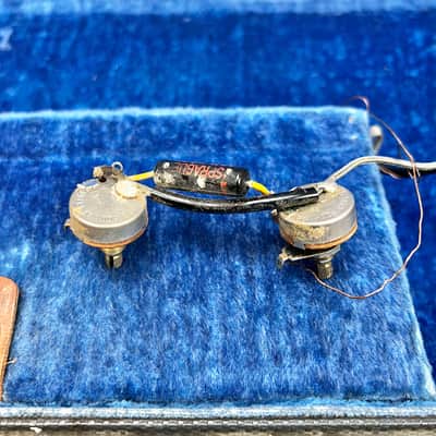 Vintage 1960s Gibson ES-125T Wiring Harness CTS Pots & Sprague 1966, 1967, 1968 image 7