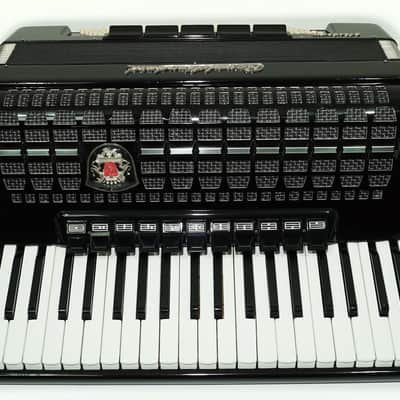 Royal Standard Meteor Full Size Accordion made in Germany, 120 Bass Concert Piano Akkordeon for Adults, New Straps and Soft Bag for Gift, 2626 image 8
